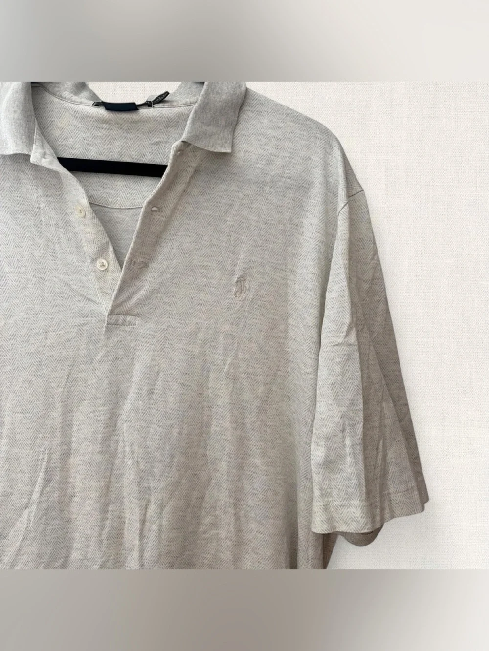 Ralph Lauren Golf Fit Men's Light Gray Polo Shirt